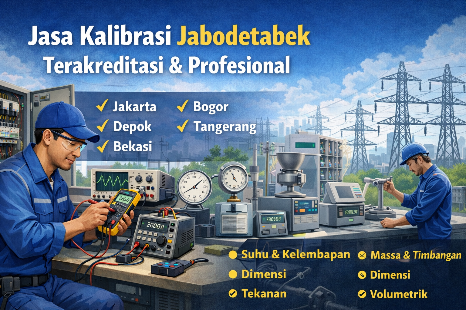 Kalibrasi Laboratorium, KAN, ISO, Jasa Kalibrasi Elektrik.